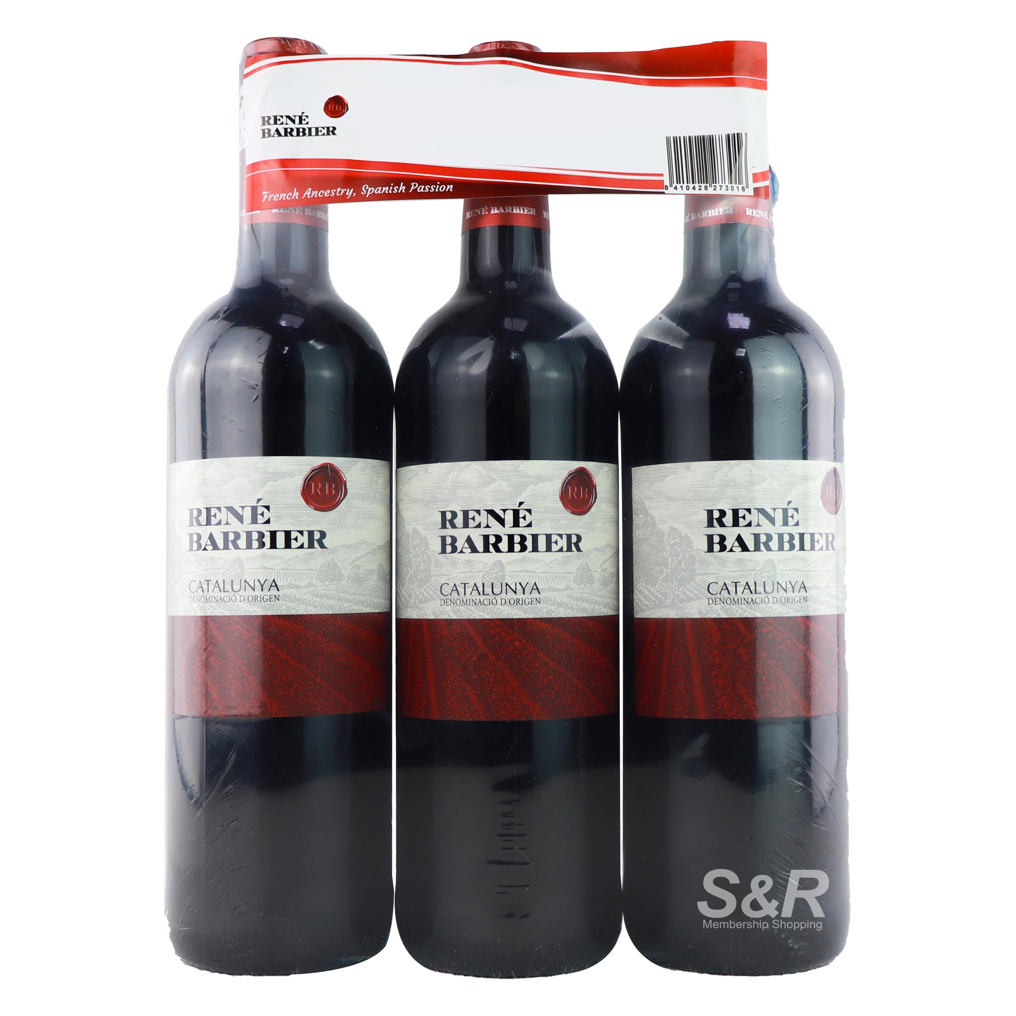 Rene Barber Catalunya Red Wine 3pcs Rene Barber Catalunya Red Wine 3pcs
